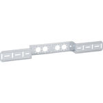 Placa de fijación Geberit escalonada, doble, distancia de conexión 7,3 cm o 15,3 cm: 1.0215, AD1=7.3cm